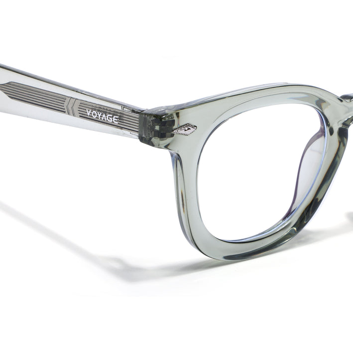 Voyage Green Wayfarer Eyeglasses for Men & Women (KG2530FMG8037)