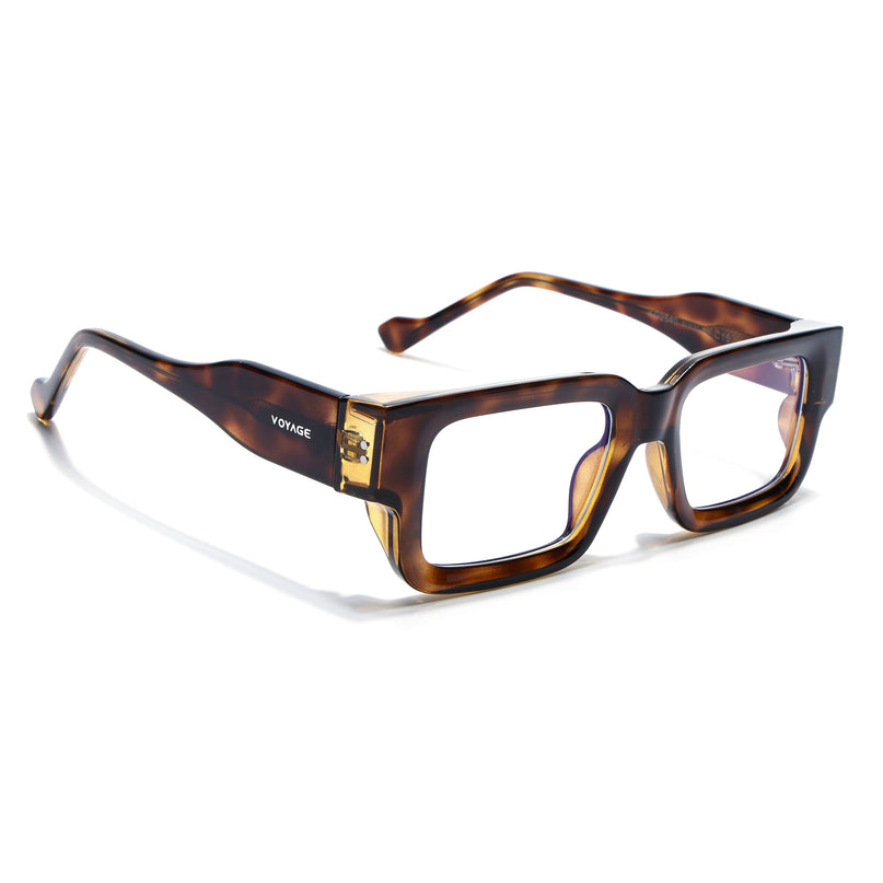 Voyage Demi Brown Rectangle Eyeglasses for Men & Women (KG2540FMG8003)