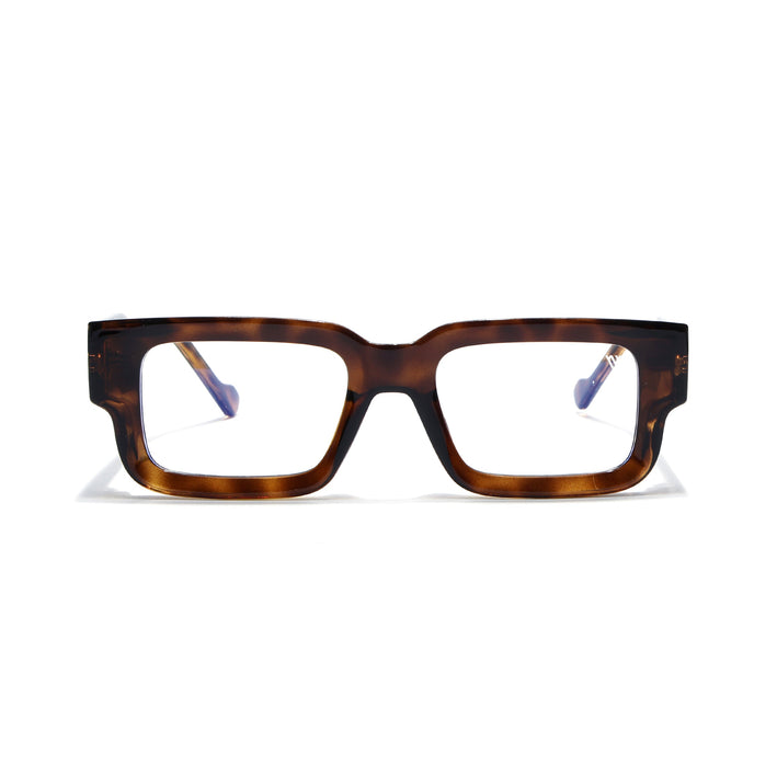 Voyage Demi Brown Rectangle Eyeglasses for Men & Women (KG2540FMG8003)