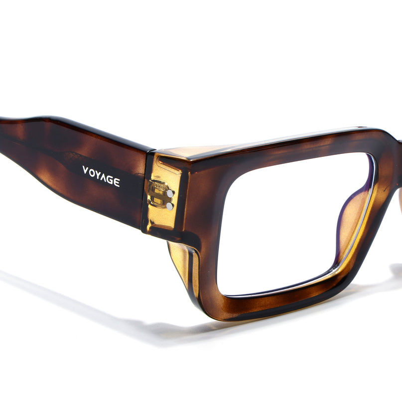 Voyage Demi Brown Rectangle Eyeglasses for Men & Women (KG2540FMG8003)