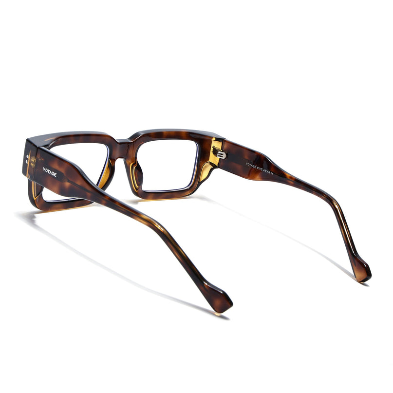 Voyage Demi Brown Rectangle Eyeglasses for Men & Women (KG2540FMG8003)