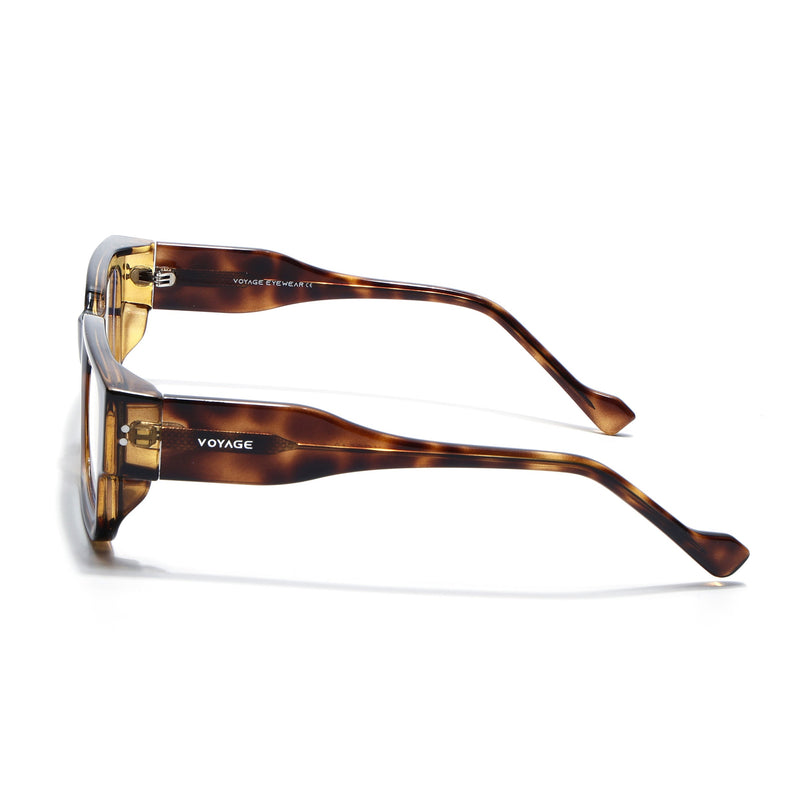 Voyage Demi Brown Rectangle Eyeglasses for Men & Women (KG2540FMG8003)