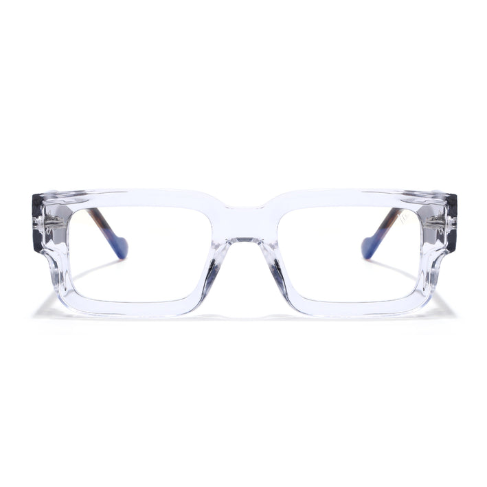 Voyage Transparent Rectangle Eyeglasses for Men & Women (KG2540FMG8005)