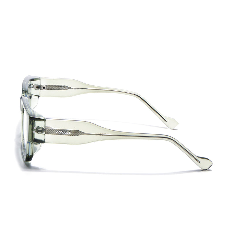 Voyage Green Rectangle Eyeglasses for Men & Women (KG2540FMG8008)