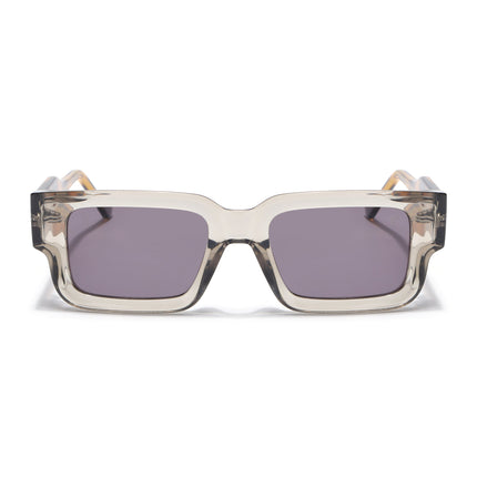 Rectangle Polarized Sunglasses for Men & Women (Brown Lens | Brown Frame - PMG7862)