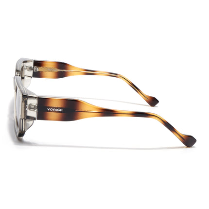Rectangle Polarized Sunglasses for Men & Women (Brown Lens | Brown Frame - PMG7862)