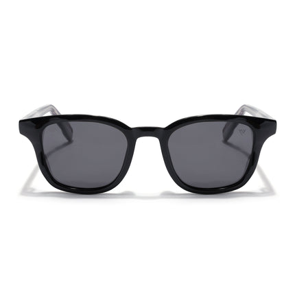 Wayfarer Polarized Sunglasses for Men & Women (Black Lens | Black Frame - PMG7931)