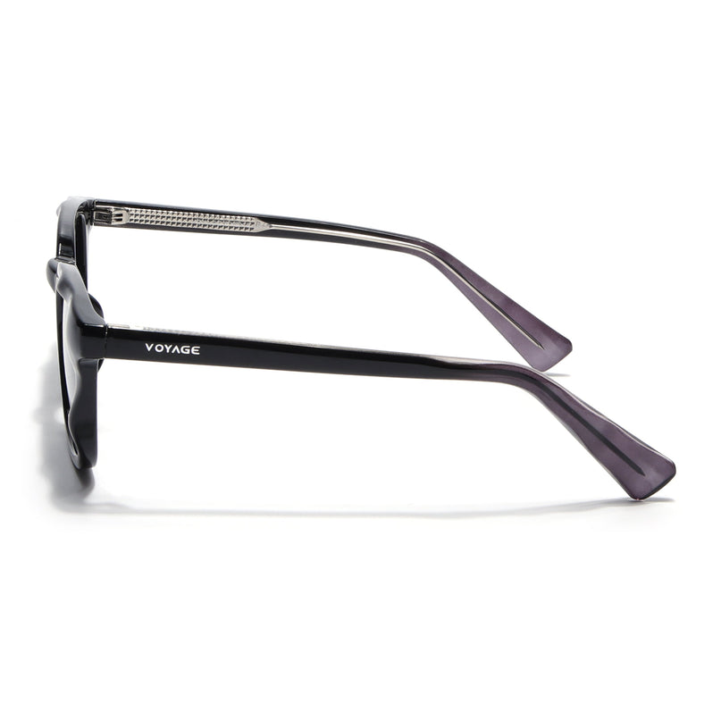 Wayfarer Polarized Sunglasses for Men & Women (Black Lens | Black Frame - PMG7931)