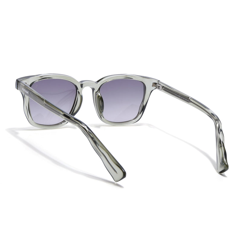 Wayfarer Polarized Sunglasses for Men & Women (Light Brown Lens | Green Frame - PMG7935)