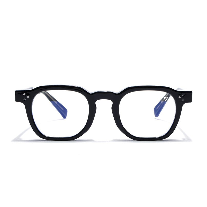 Voyage Black Wayfarer Eyeglasses for Men & Women (KG2560FMG8067)