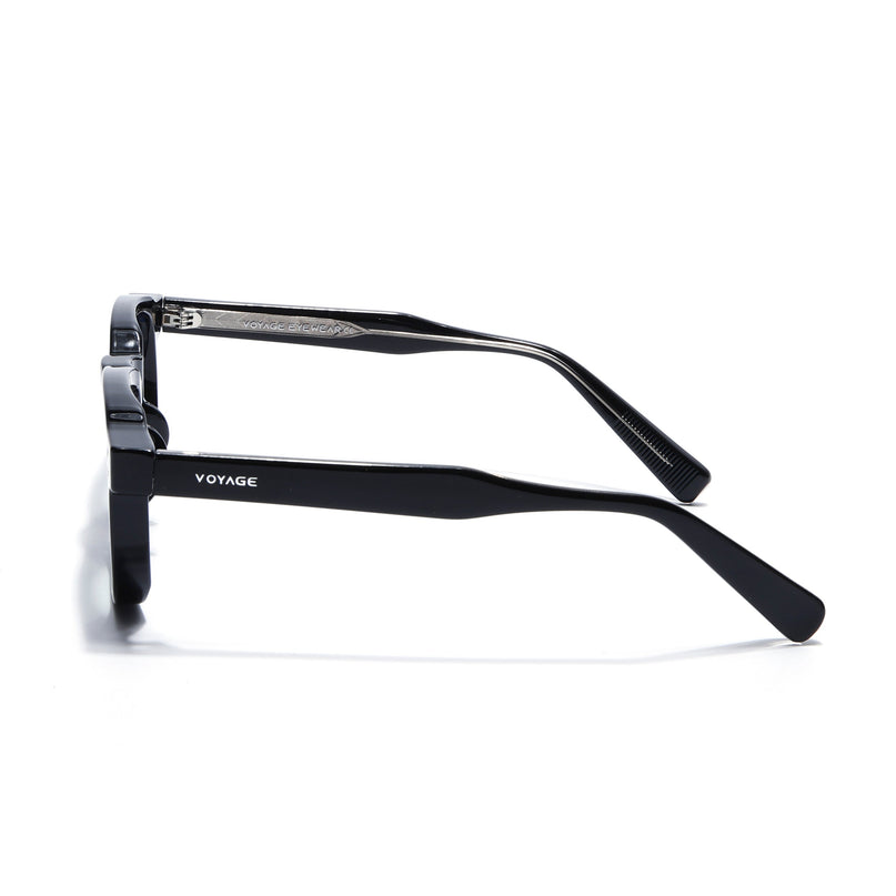 Voyage Black Wayfarer Eyeglasses for Men & Women (KG2560FMG8067)