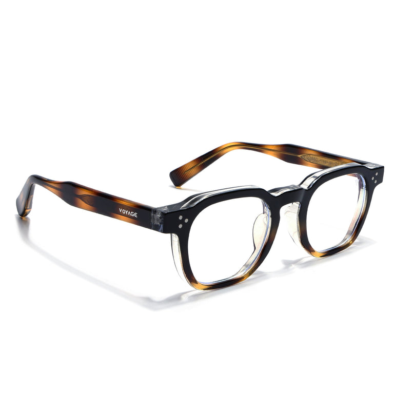 Voyage Demi Brown Wayfarer Eyeglasses for Men & Women (KG2560FMG8068)