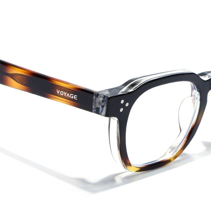 Voyage Demi Brown Wayfarer Eyeglasses for Men & Women (KG2560FMG8068)