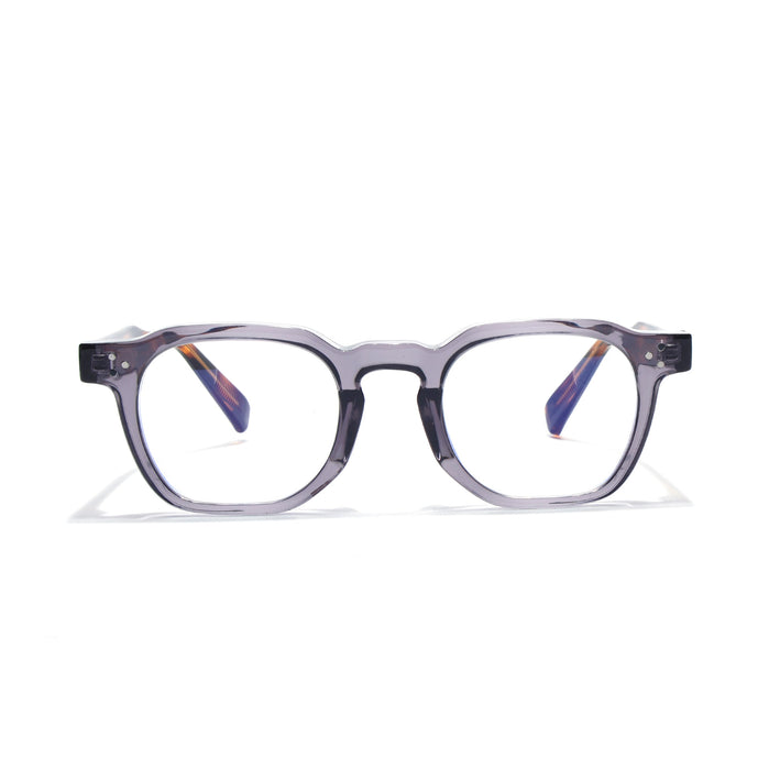 Voyage Grey Wayfarer Eyeglasses for Men & Women (KG2560FMG8069)