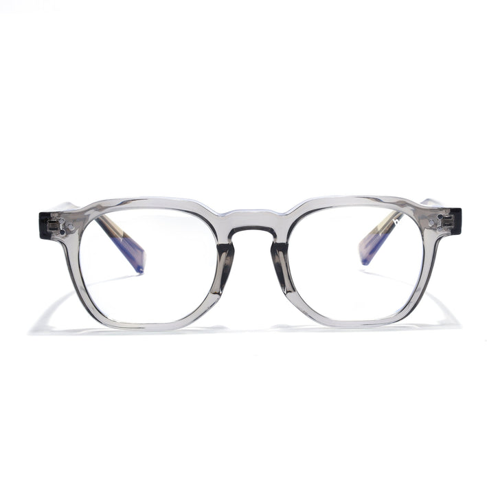 Voyage Light Brown Wayfarer Eyeglasses for Men & Women (KG2560FMG8071)