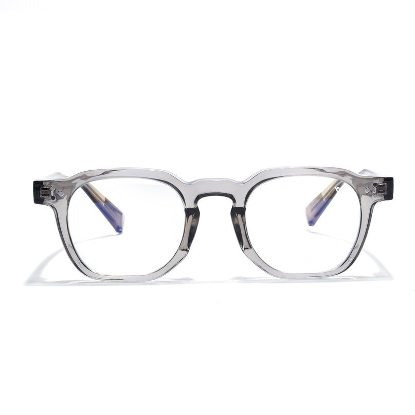 Voyage Light Brown Wayfarer Eyeglasses for Men & Women (KG2560FMG8071)