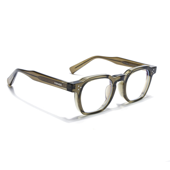 Voyage Green Wayfarer Eyeglasses for Men & Women (KG2560FMG8072)