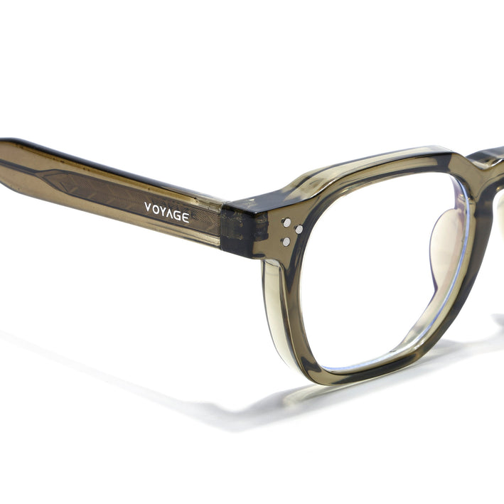Voyage Green Wayfarer Eyeglasses for Men & Women (KG2560FMG8072)
