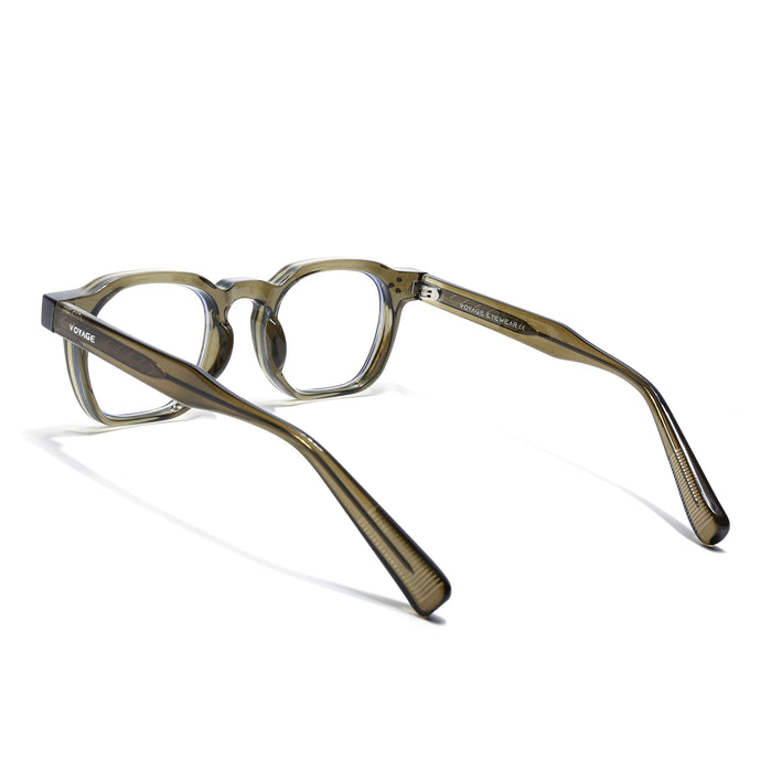 Voyage Green Wayfarer Eyeglasses for Men & Women (KG2560FMG8072)