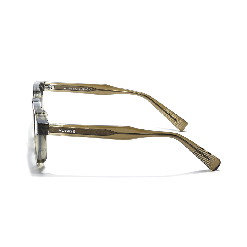 Voyage Green Wayfarer Eyeglasses for Men & Women (KG2560FMG8072)
