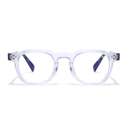 Voyage Transparent Wayfarer Eyeglasses for Men & Women (KG2560FMG8073)