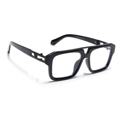 Voyage Exclusive Black Wayfarer Eyeglasses for Men & Women - MG5388-C1