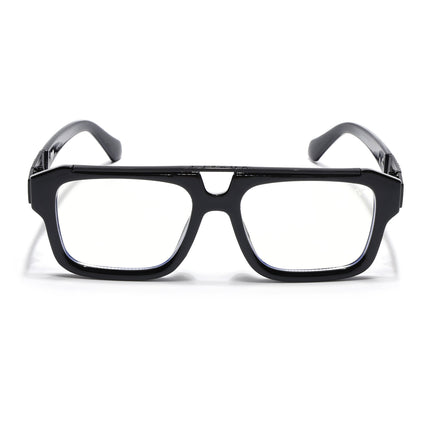 Voyage Exclusive Black Wayfarer Eyeglasses for Men & Women - MG5388-C1