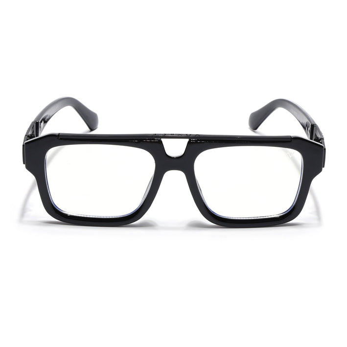 Voyage Exclusive Black Wayfarer Eyeglasses for Men & Women - MG5388-C1