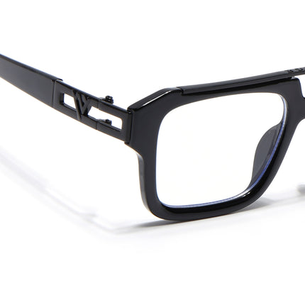 Voyage Exclusive Black Wayfarer Eyeglasses for Men & Women - MG5388-C1