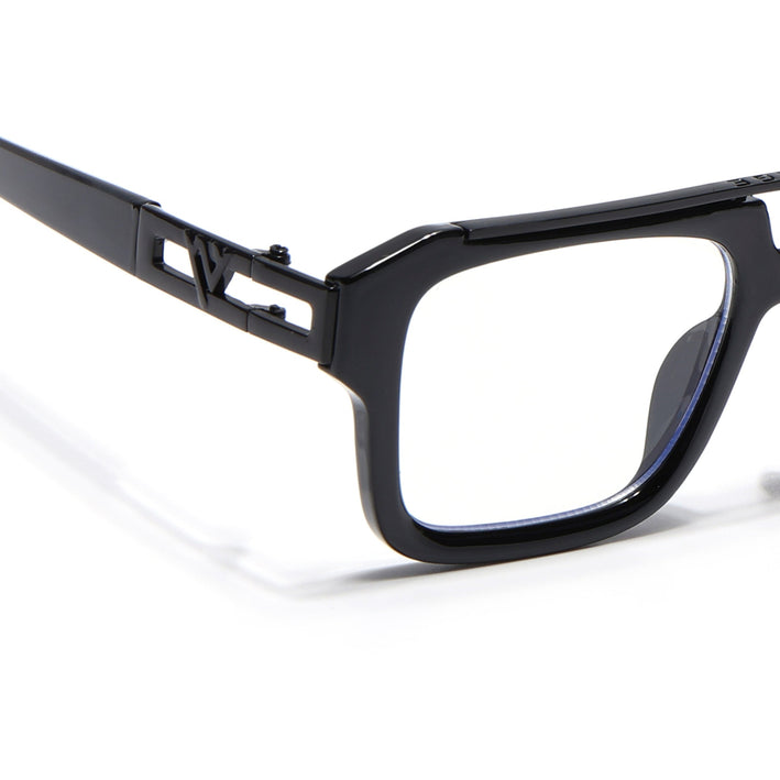 Voyage Exclusive Black Wayfarer Eyeglasses for Men & Women - MG5388-C1