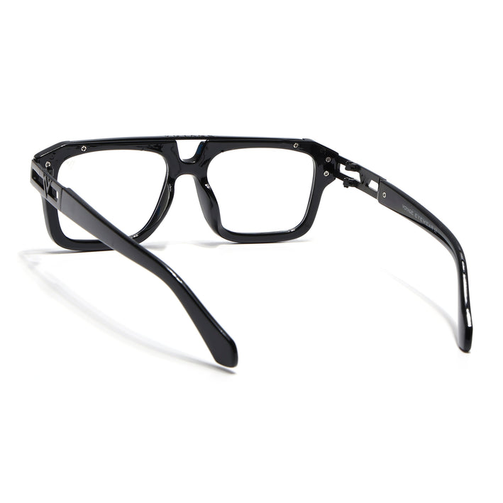 Voyage Exclusive Black Wayfarer Eyeglasses for Men & Women - MG5388-C1
