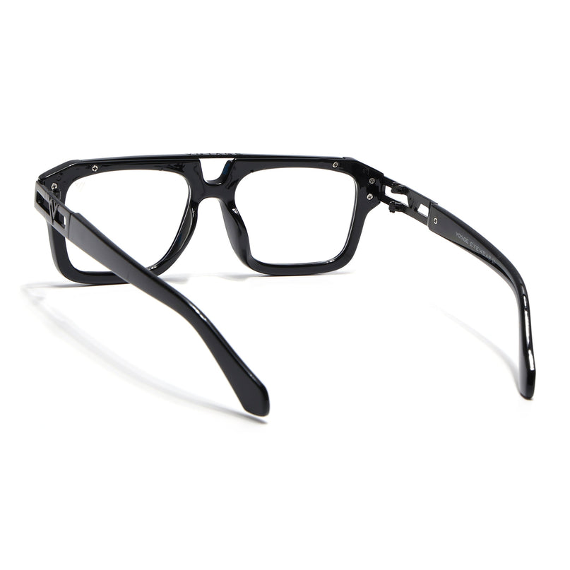 Voyage Exclusive Black Wayfarer Eyeglasses for Men & Women - MG5388-C1