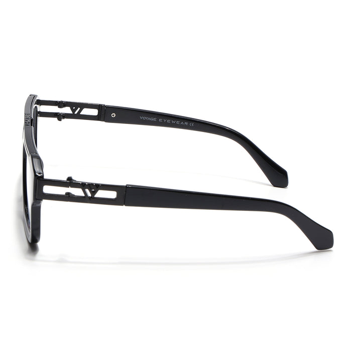 Voyage Exclusive Black Wayfarer Eyeglasses for Men & Women - MG5388-C1