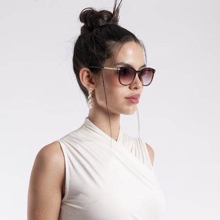 Lyra | Brown Wayfarer Sunglasses MG3183