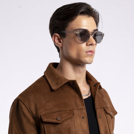 Vellum | Crystal Round Sunglasses - MG3608