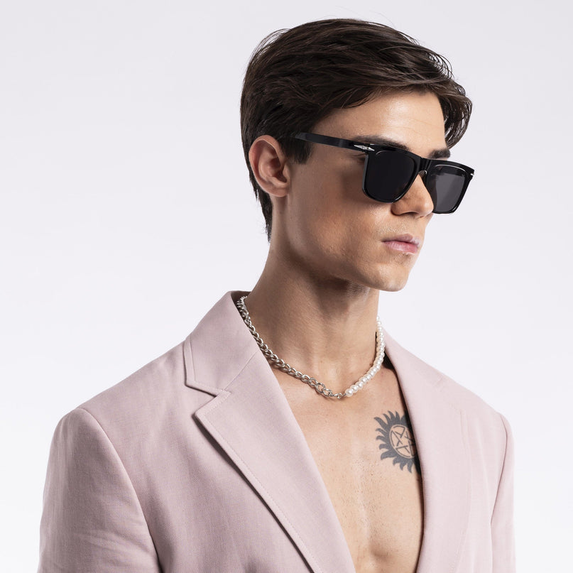 Blaze X | Black Wayfarer Sunglasses - MG3636