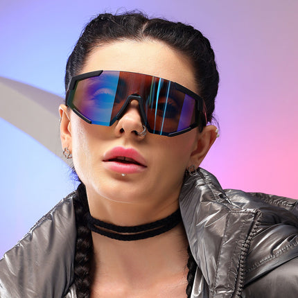 Drift Sunglasses (Multicolor Lens | Matt Black Frame - MG5219)