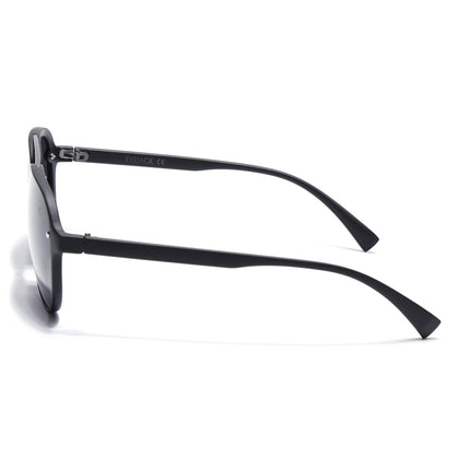 Eyejack Black Aviator Polarized Sunglasses for Men & Women (P025PCL2145)