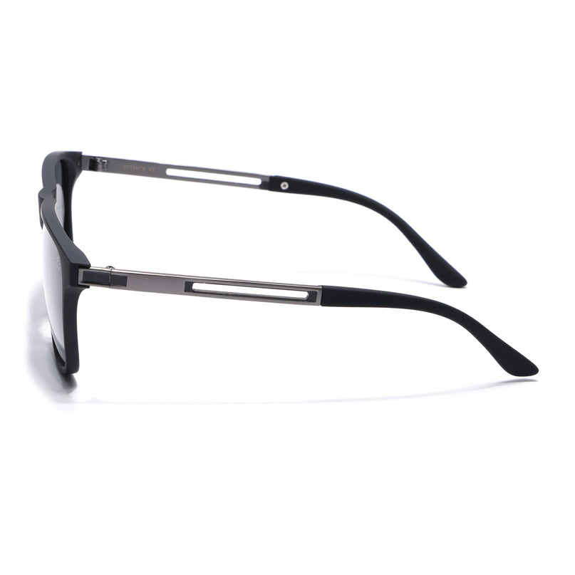 Eyejack Black Wayfarer Polarized Sunglasses for Men & Women (P1106PCL2140)