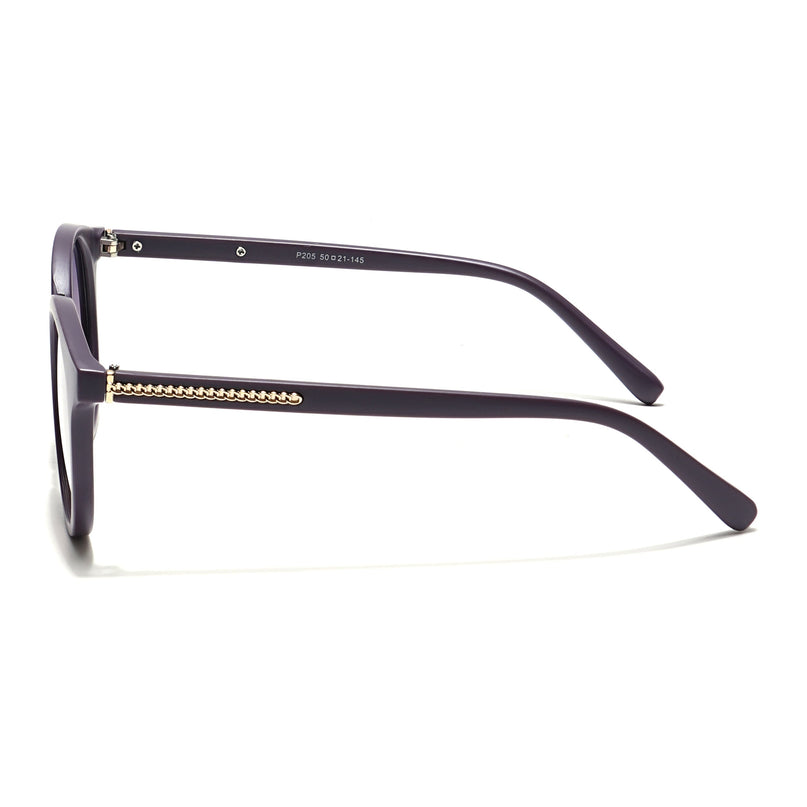 Round Brown & Clear Polarized Sunglasses - PMG4260