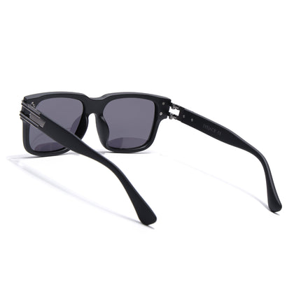 Eyejack Black Wayfarer Polarized Sunglasses for Men & Women (P853PCL2144)