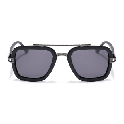 Eyejack Black Wayfarer Polarized Sunglasses for Men & Women (P888PCL2142)