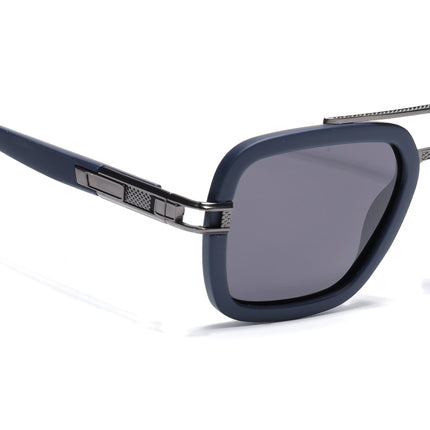 Eyejack Blue Wayfarer Polarized Sunglasses for Men & Women (P888PCL2143)
