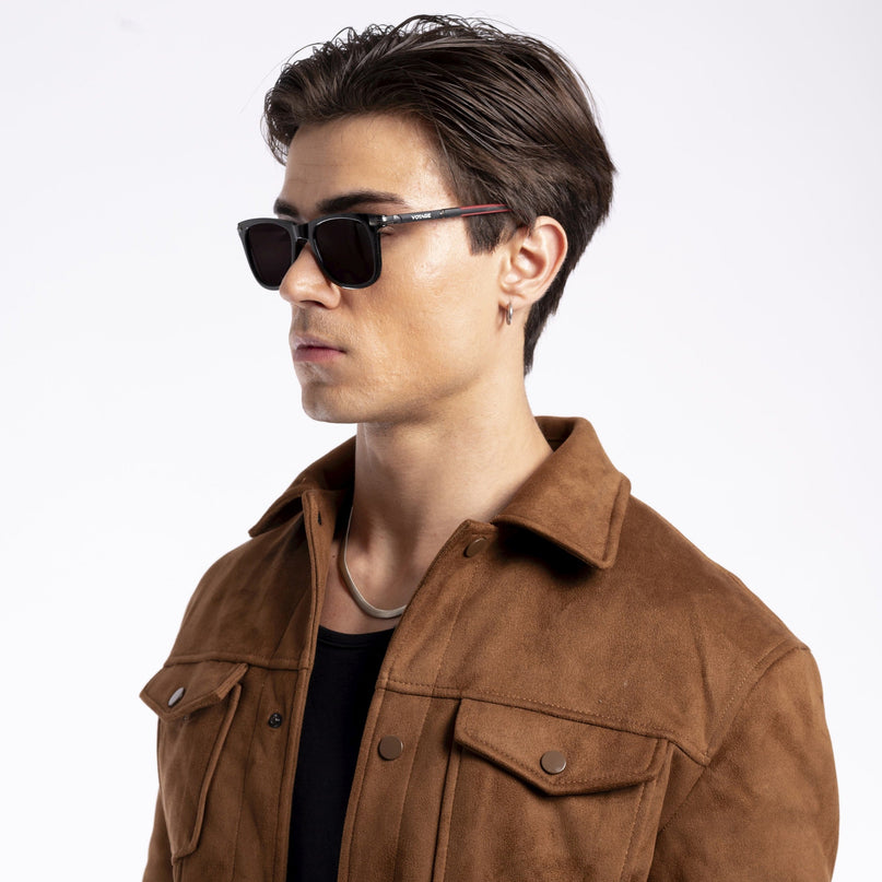 Ranger | Black Wayfarer Polarized Sunglasses - PMG3966