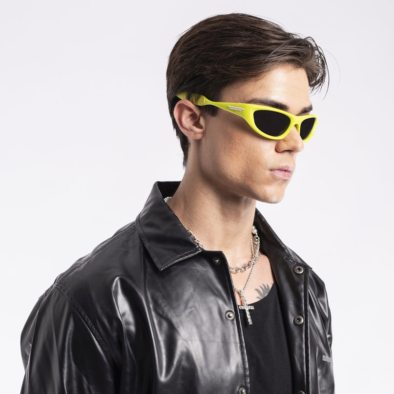 Echelon | Black Wrap Around Polarized Sunglasses - PMG4019