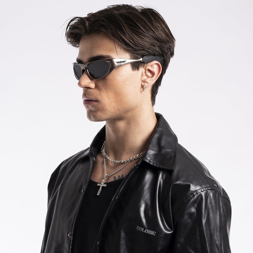 Echelon | Copper & Black Wrap Around Polarized Sunglasses - PMG4021