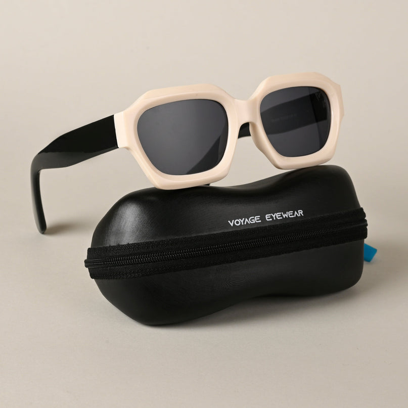 Black Rectangle Sunglasses - MG4200