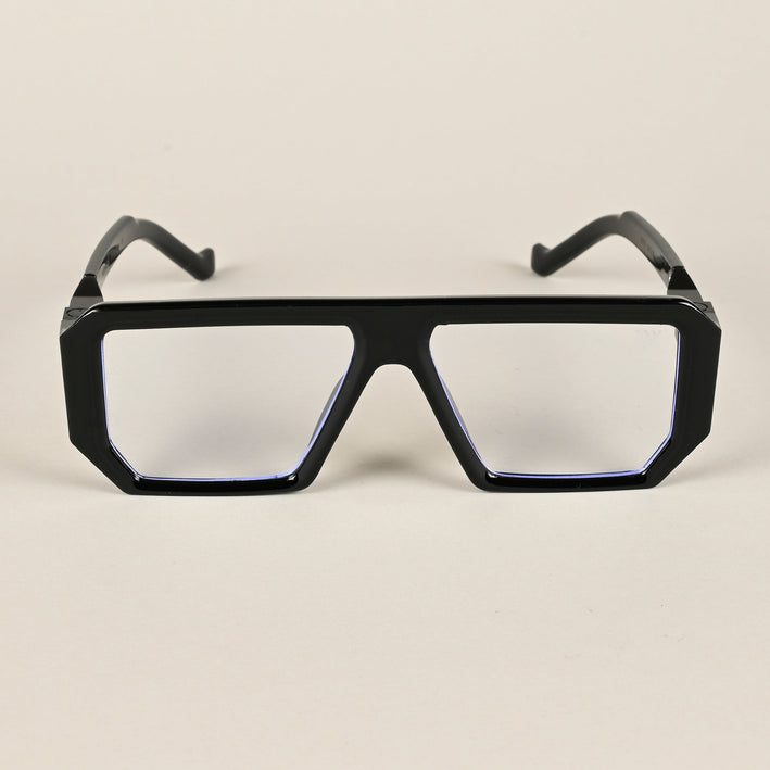 Voyage Black Wayfarer Eyeglasses for Men & Women - MG4196
