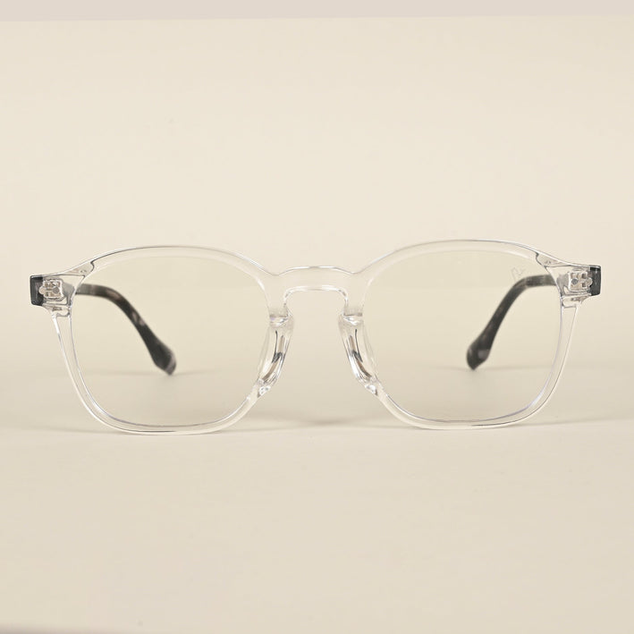 Voyage Transparent Wayfarer Eyeglasses for Men & Women - MG4399-C1