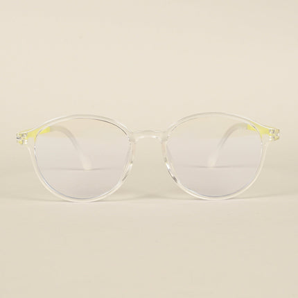 Voyage Air Transparent Round Eyeglasses for Men & Women - MG4381-C4